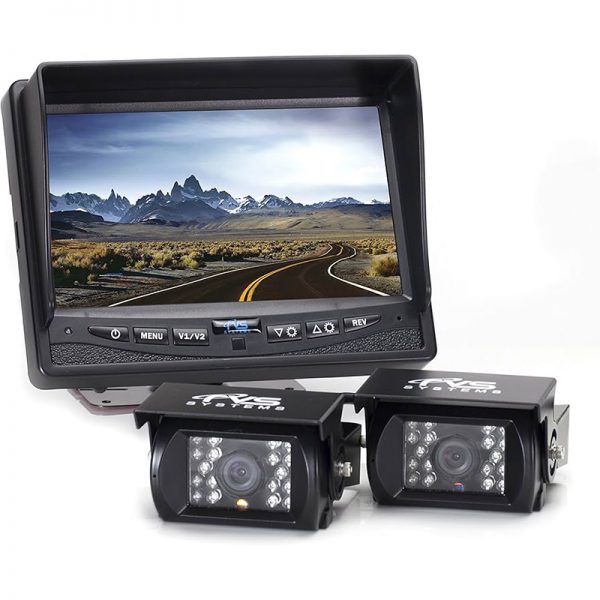 Front & Rear Camera 5″ Flush Mount Monitor
