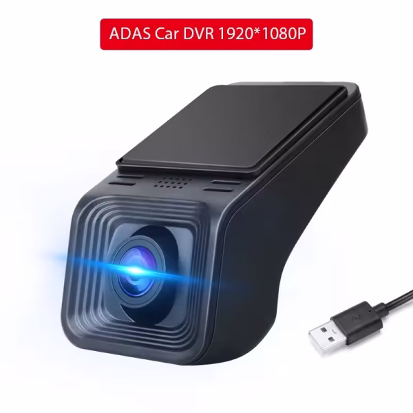 Universal 2K Full HD USB CAR ADAS Car DVR Dash Cam For Car DVD Auto Audio Voice Alarm Video&Night Vision Auto Video Recorder - Image 4
