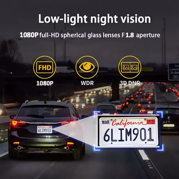 3 Channel 1080P Car DVR WIFI Dash Cam for Cars Video Recorder Rear View Camera for Vehicle Black Box Night Vision Car Assecories - Image 7