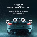 Car Radio Car Parking Sensor Assistant Connect To The Android Car Reversing Radar with Four Sensors Three-step Bibi Sound Alarm - Image 3