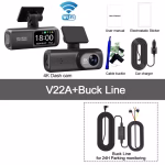 Soam Dash Cam 4K+1080P Dual-channel Dash Car Camera Recorder With GPS WiFi Car DVR 24H Parking Monitor Black Box - Image 2