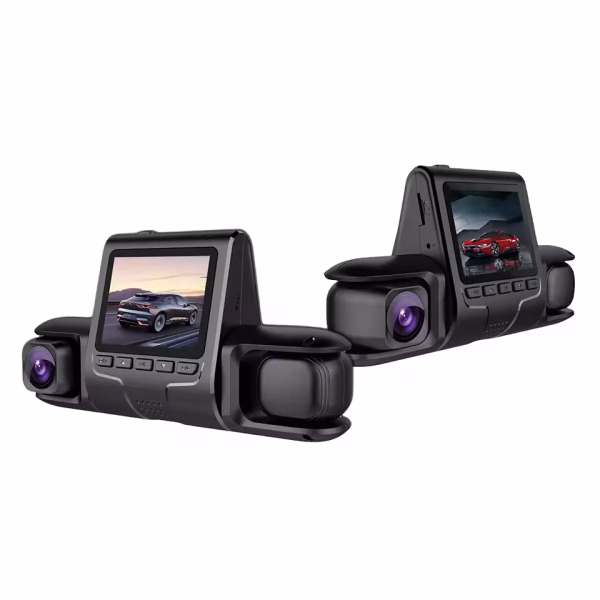 3 Camera Lens Car DVR 3-Channel Dual Lens Dash Cam HD 1080P Dash Camera Video Recorder 24H Parking Monitoring Dashcam - Image 3