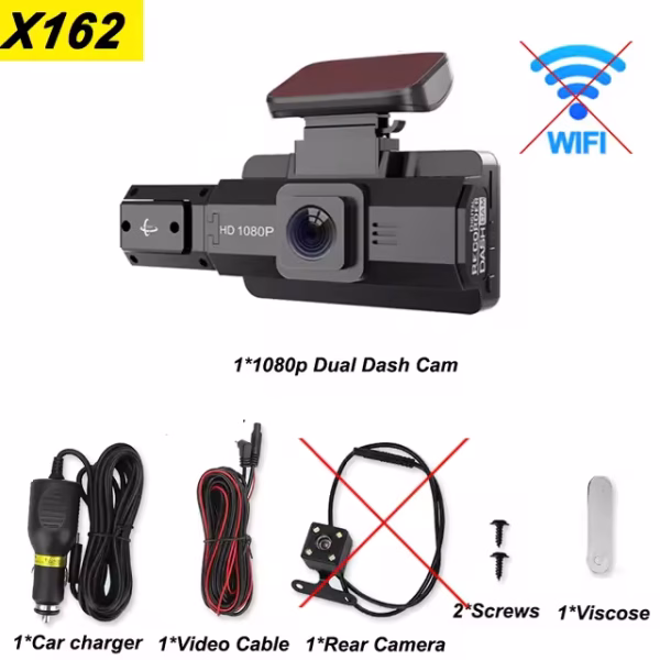 3 Channel 1080P Car DVR WIFI Dash Cam for Cars Video Recorder Rear View Camera for Vehicle Black Box Night Vision Car Assecories - Image 6