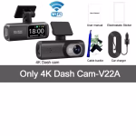 Soam Dash Cam 4K+1080P Dual-channel Dash Car Camera Recorder With GPS WiFi Car DVR 24H Parking Monitor Black Box - Image 13