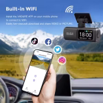 Soam Dash Cam 4K+1080P Dual-channel Dash Car Camera Recorder With GPS WiFi Car DVR 24H Parking Monitor Black Box - Image 17