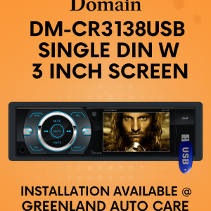Domain DM-CR3138USB Single DIN with 3 inch screen