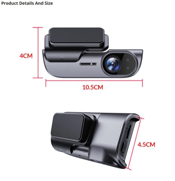 4K Car Dash Camera UHD Recording Car DVR Night Vision Video Recorder DashCam With GPS Wi-Fi  24H Parking Monitoring - Image 3