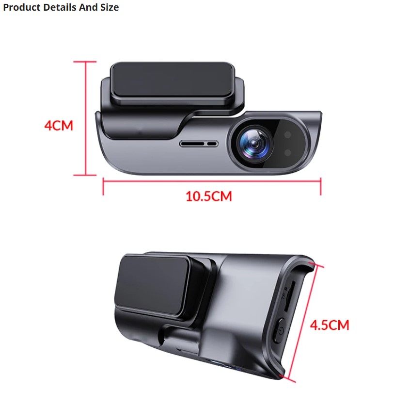 4K Car Dash Camera UHD Recording Car DVR Night Vision Video Recorder DashCam With GPS Wi-Fi  24H Parking Monitoring - Image 3