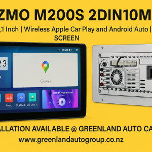 Gizmo M200S 2DIN10M | 2G+32G | 10.1 Inch | Wireless Apple Car Play and Android Auto | QLED SCREEN