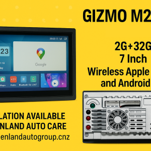 Gizmo M200S 2DINTY7 | 2G+32G | 7 Inch | Wireless Apple Car Play and Android Auto