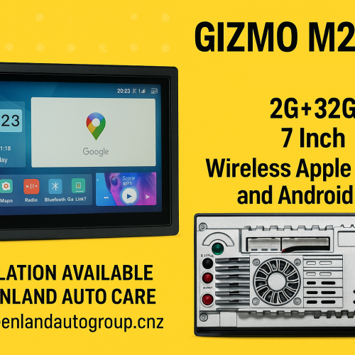 Gizmo M200S 2DINTY7 | 2G+32G | 7 Inch | Wireless Apple Car Play and Android Auto