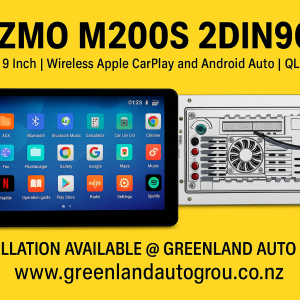Gizmo M200S 2DIN9C | 2G+32G | 9 Inch | Wireless Apple Car Play and Android Auto | QLED SCREEN