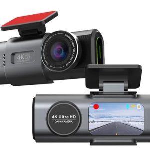 4K UHD Recording Car Camera DVR Night Vision Video Recorder Built-In Wi-Fi with GPS