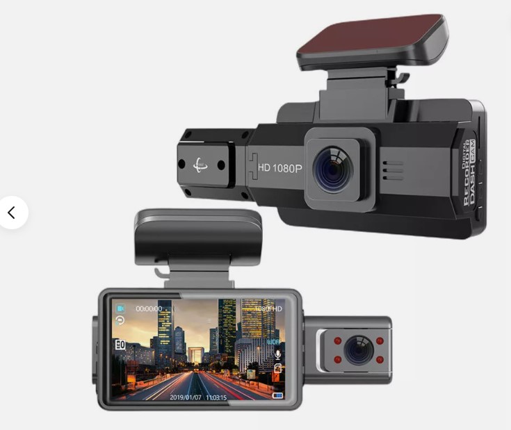 BLACK BOX TRAFFIC RECORDER Night vision driving recorder 3-inch dual-channel 1080P HD