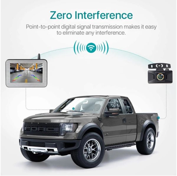 Wireless 5 Inch IPS Screen Parking Monitor AHD 1920x1080P Transmitter HD Rear View Camera For Truck Bus Car Vehicle Night Vision - Image 7