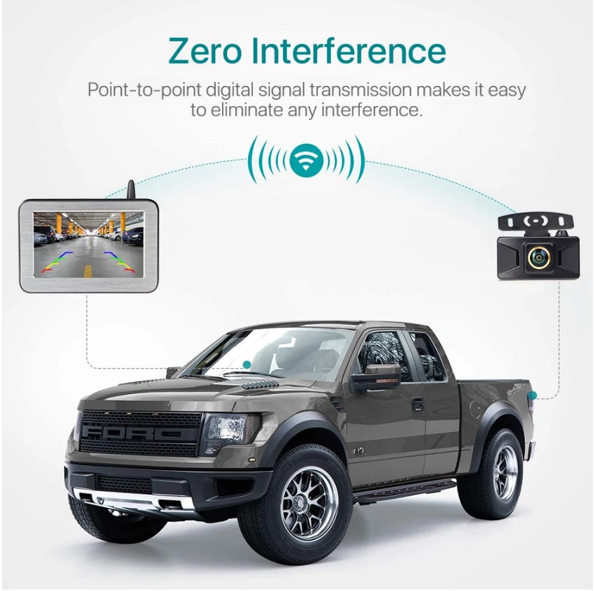 Wireless 5 Inch IPS Screen Parking Monitor AHD 1920x1080P Transmitter HD Rear View Camera For Truck Bus Car Vehicle Night Vision - Image 7